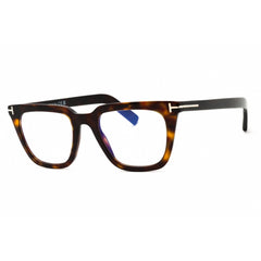 Tom Ford Men's Eyeglasses - Dark Havana Acetate Rectangular Shape Frame | FT5963-B 052