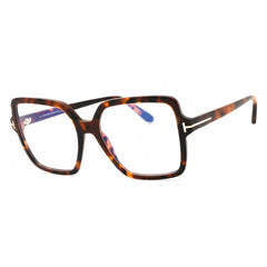 Tom Ford Women's Eyeglasses - Havana Acetate Oversized Full Rim Frame | FT6063-B 052