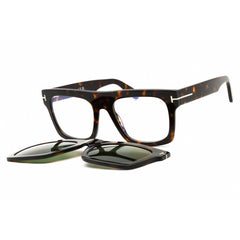 Tom Ford Men's Eyeglasses - Havana Acetate Rectangular Full Rim Frame | FT6068-B 052