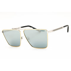 Versace Men's Sunglasses - Gold/Silver Rectangular Full Rim Frame | 0VE2266 15141U
