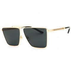 Versace Men's Sunglasses - Gold Metal Rectangular Full Rim Frame | 0VE2266 100287