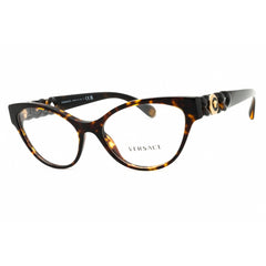 Versace Women's Eyeglasses - Havana Acetate Cat Eye Full Rim Frame | 0VE3305 108