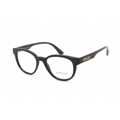 Versace Women's Eyeglasses - Black Acetate Round Shape Full Rim Frame | 0VE3317 GB1