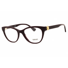 Versace Women's Eyeglasses - Plum Acetate Oval Shape Full Rim Frame | 0VE3330 5386