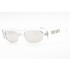 Versace Unisex Sunglasses - Transparent Plastic Oval Full Rim Frame | 0VE4489U 148/8V