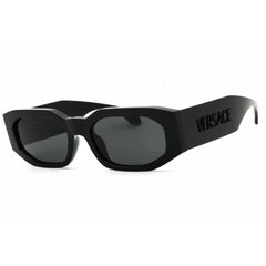 Versace Unisex Sunglasses - Black Injected Propionate Oval Frame | 0VE4489U 536087