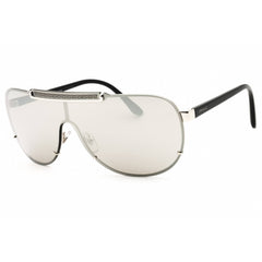 Versace Unisex Sunglasses - Silver Metal Shield Shape Full Rim Frame | VE2140 10006G