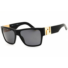 Versace Women's Sunglasses - Black Acetate Rectangular Shape Frame | VE4296 GB1/81