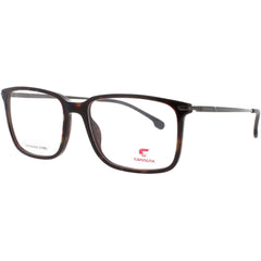 Carrera Men's Eyeglasses - Square Shape Dark Havana Acetate/Metal Frame | 8897 086