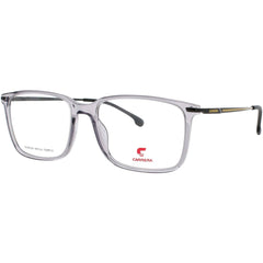 Carrera Men's Eyeglasses - Square Grey Acetate/Metal Full Rim Frame | 8897 KB7
