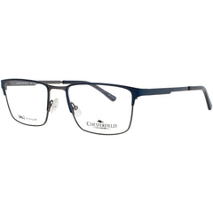 Chesterfield Men's Eyeglasses - Blue/Shaded Grey Metal Full Rim Frame | CH-112XL 0MX