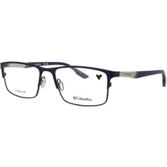 Columbia Men's Eyeglasses - Rectangular Shape Matte Navy Metal Frame | C3031-N 410