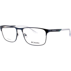 Columbia Men's Eyeglasses - Rectangular Matte Navy Metal Full Rim Frame | C3045 410
