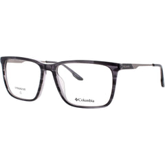 Columbia Men's Eyeglasses - Square Dark Grey Horn Acetate Full Rim Frame | C8042 026