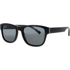 Elton John Unisex Sunglasses - Square Black/Gold Acetate Frame | BOOGIE 5 PBKSY