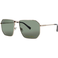 Elton John Unisex Sunglasses - Geometric Gold Metal Full Rim Frame | HERCULES 5 GLD
