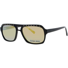 Elton John Women's Sunglasses - Navigator Black Acetate Full Rim Frame | VIP VIBLK