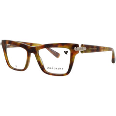 Longchamp Women's Eyeglasses - Brown/Green Havana Butterfly Shape Frame | LO2766 205