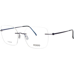Modo Women's Eyeglasses - Purple Metal Geometric Shape Rimless Frame | 4634 PUR00