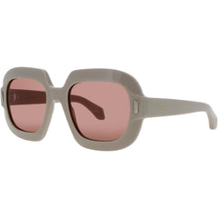 Salvatore Ferragamo Women's Sunglasses - Beige Acetate Square Frame | SF2068SE 259