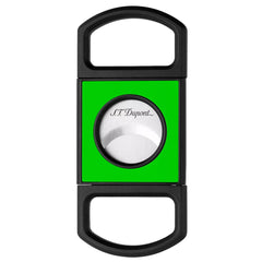 S.T. Dupont Cigar Cutter - Fluo Guillotine Double-Blade Neon Green Finish | 003317V