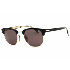 David Beckham Men's Sunglasses - Black/Gold Full Rim Round Frame | DB 1002/S 02M2 IR