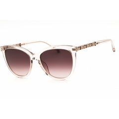 Escada Women's Sunglasses - Shiny Beige Full Rim Cat Eye Shape Frame | SESD97 06Y1