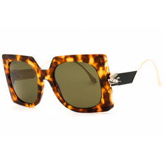 Etro Women's Sunglasses - Yellow Havana Full Rim Oversized Frame | 0026/S 0EPZ QT