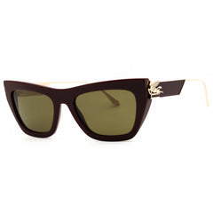 Etro Women's Sunglasses - Burgundy Plastic Full Rim Cat Eye Frame | 0028/S 0LHF QT