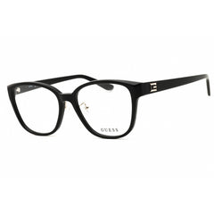 Guess Women's Eyeglasses - Rectangular Shape Shiny Black Acetate Frame | GU2992-D 001