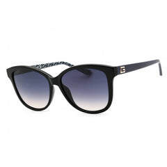 Guess Women's Sunglasses - Shiny Black Injected Propionate Oval Frame | GU7920 01B