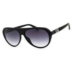 Guess Men's Sunglasses - Oval Matte Black Injected Propionate Frame | GU00125 02B