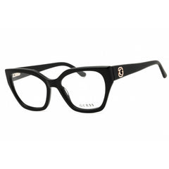 Guess Women's Eyeglasses - Cat Eye Shape Black Acetate Full Rim Frame | GU50112 001