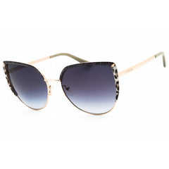 Guess Women's Sunglasses - Cat Eye Shape Gold Metal Full Rim Frame | GU00217 32B