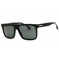 Hugo Boss Men's Sunglasses - Rectangular Shape Black Plastic Frame | 1440/S 807/M9