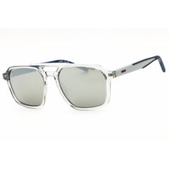 Hugo Men's Sunglasses - Rectangular Grey Plastic Full Rim Frame | HG 1335/S 0KB7 T4