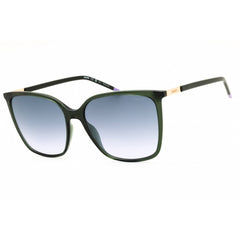 Hugo Women's Sunglasses - Rectangular Shape Green Acetate Frame | HG 1275/S 1ED H1