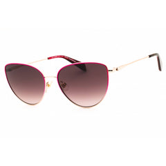 Kate Spade Women's Sunglasses - Cat Eye Rose Gold/Red Metal Frame | HAILEY/G/S 00AW HA