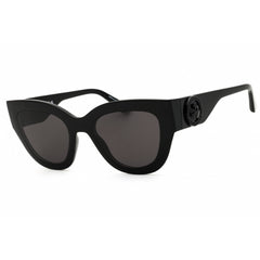 Longchamp Women's Sunglasses - Rectangular Black Plastic Full Rim Frame | LO744S 001