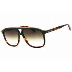Longchamp Women's Sunglasses - Rectangular Shape Khaki Acetate Frame | LO751SN 320