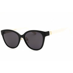 Marc Jacobs Women's Sunglasses - Oval Black/White Plastic Frame | 648/G/S 080S IR