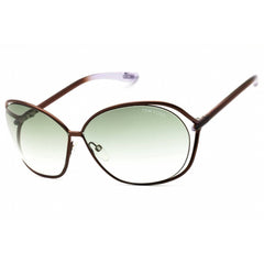 Tom Ford Women's Sunglasses - Shiny Dark Brown Full Rim Frame | FT0157 CARLA 48F