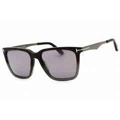 Tom Ford Men's Sunglasses - Havana Acetate Full Rim Rectangular Frame | FT0862 56C