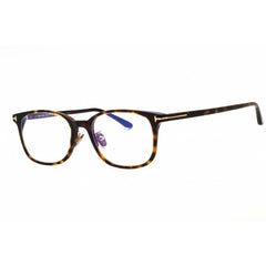 Tom Ford Men's Eyeglasses - Rectangular Dark Havana Acetate Frame | FT5852-D-B 052