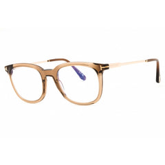 Tom Ford Men's Eyeglasses - Shiny Light Brown Acetate Full Rim Frame | FT5904-B 045