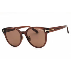 Tom Ford Women's Sunglasses - Brown Acetate Full Rim Oval Shape Frame | FT1137-K 48E