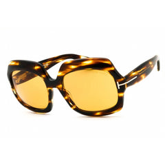 Tom Ford Women's Sunglasses - Dark Havana Acetate Full Rim Shape Frame | FT1155 52E