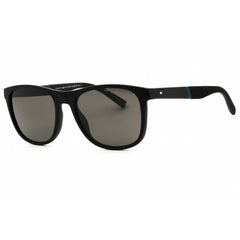 Tommy Hilfiger Men's Sunglasses - Matte Black Rectangular Frame | TH 2042/S 0003 M