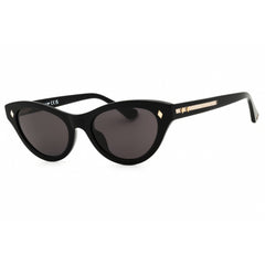 Web Women's Sunglasses - Cat Eye Shiny Black Acetate Full Rim Frame | WE0330 01A