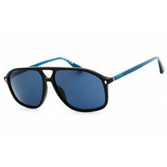 Web Men's Sunglasses - Rectangular Shiny Black Acetate Full Rim Frame | WE0338 01V